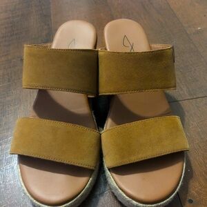Joie Suede wedge sandals, size 8.5